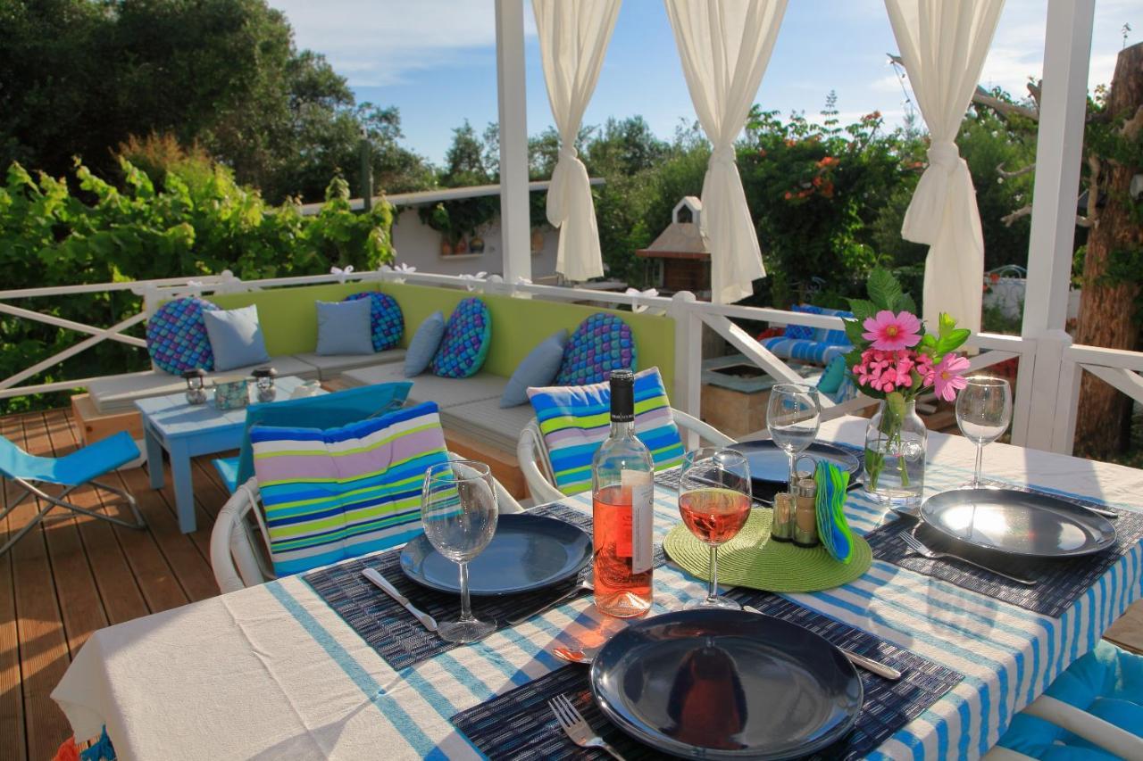 Blue Sky Cottage, Kanouli Beach Halikounas Екстер'єр фото