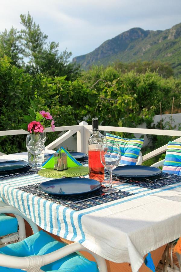 Blue Sky Cottage, Kanouli Beach Halikounas Екстер'єр фото