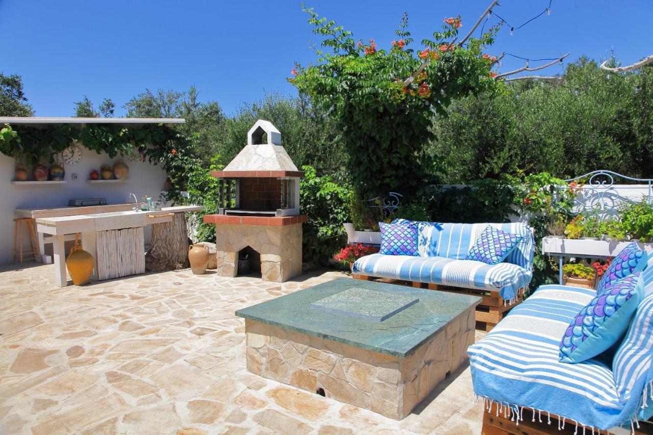 Blue Sky Cottage, Kanouli Beach Halikounas Екстер'єр фото