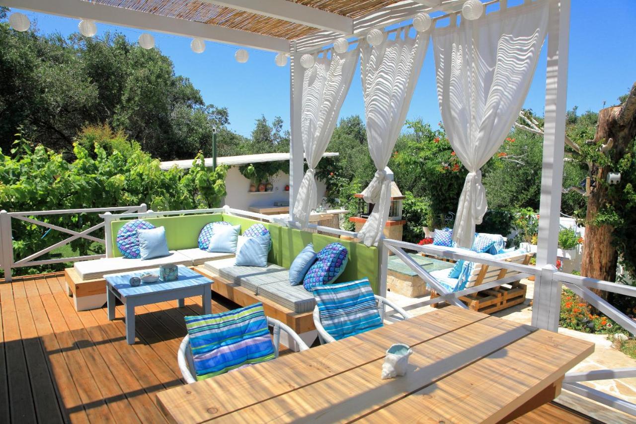 Blue Sky Cottage, Kanouli Beach Halikounas Екстер'єр фото